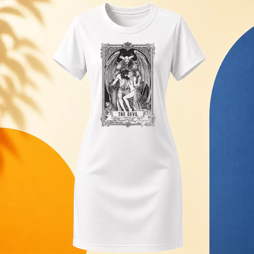 Šaty - The Devil - Ďábel - Tarot - Velká Arkána